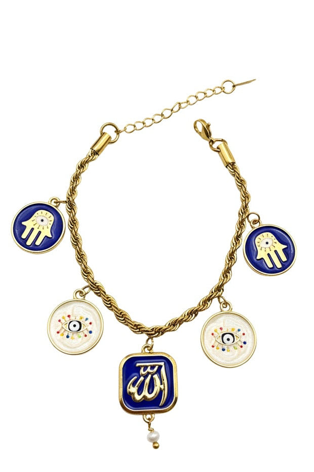 Islamic Protection Charm Handmade Bracelet