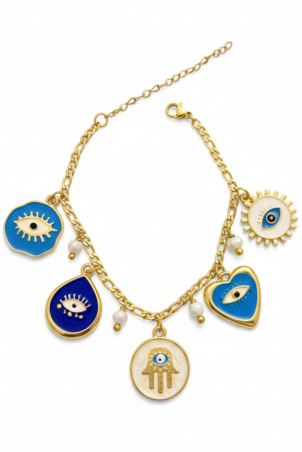 Golden Aura Charm Bracelet