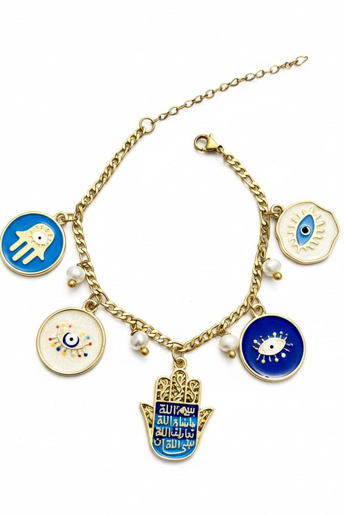 Artisan Hamsa Link Bracelet