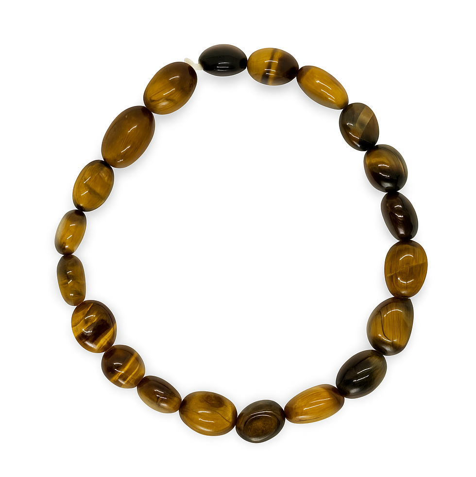 Handmade Tiger Eye Bead Bracelet