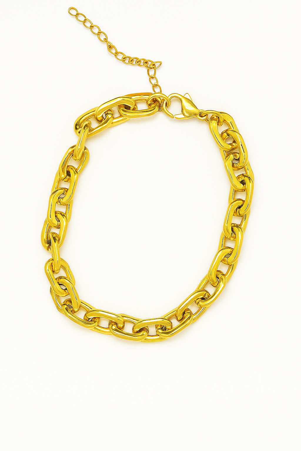 Chunky Gold-Tone Cable Chain Bracelet