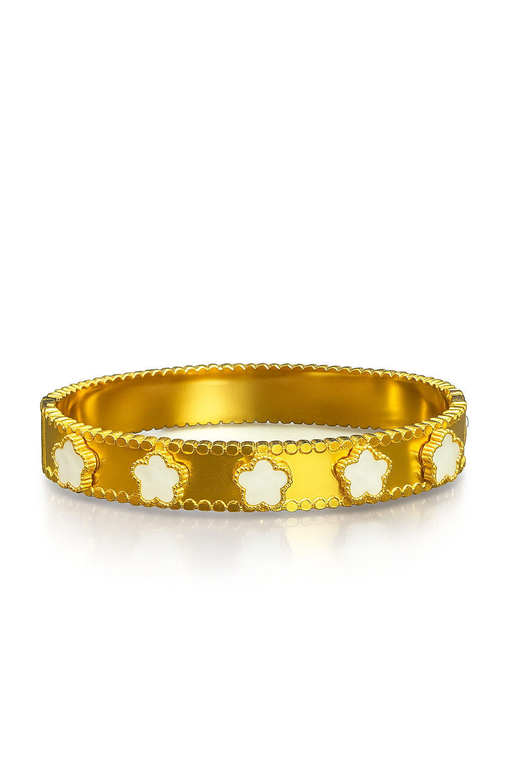 Pearl Flower Bangle