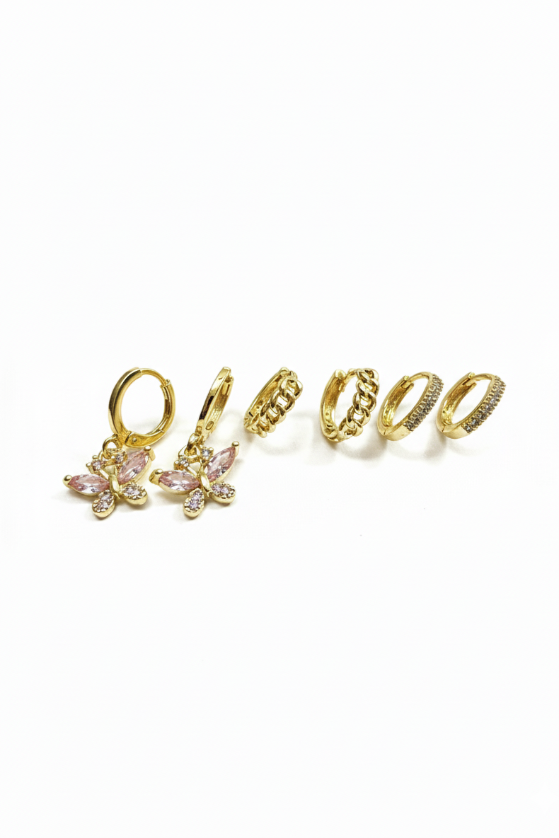 The Enchanted Butterfly Set Earrings