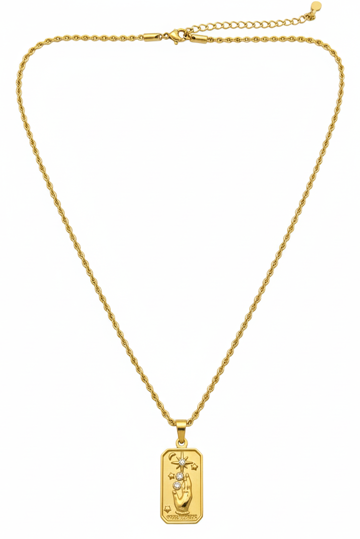 Tarot Star Card Necklace
