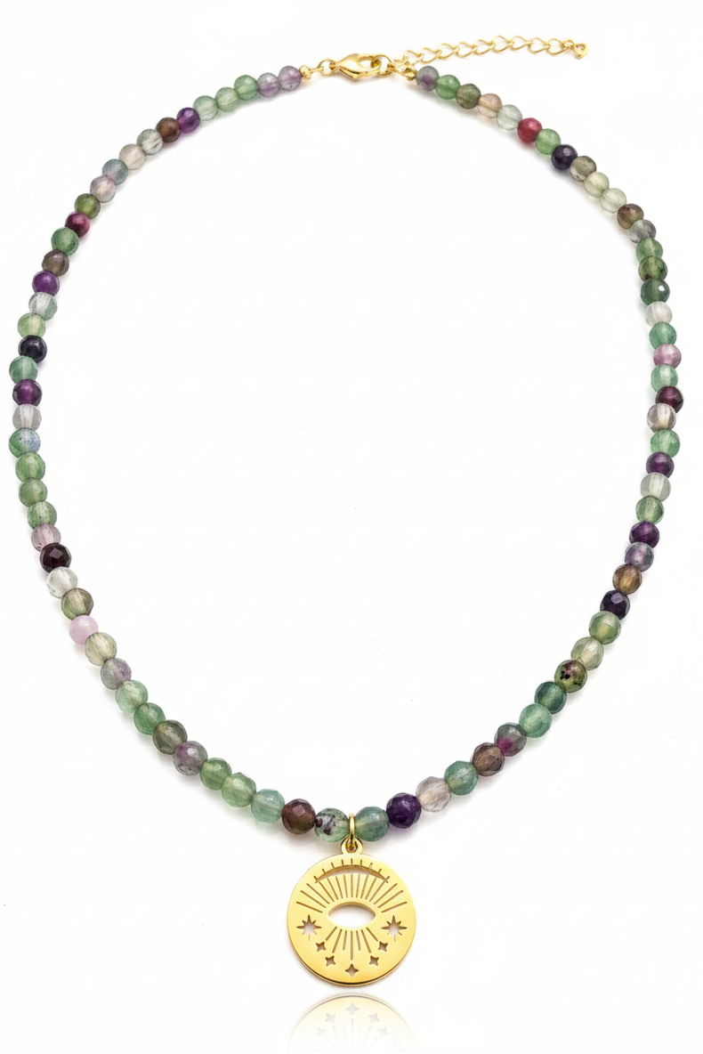 Fluorite Mystique Handmade Choker Necklace
