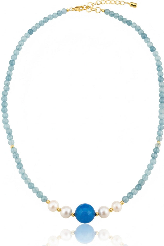 "Ocean Mist" Handmade Choker Necklace