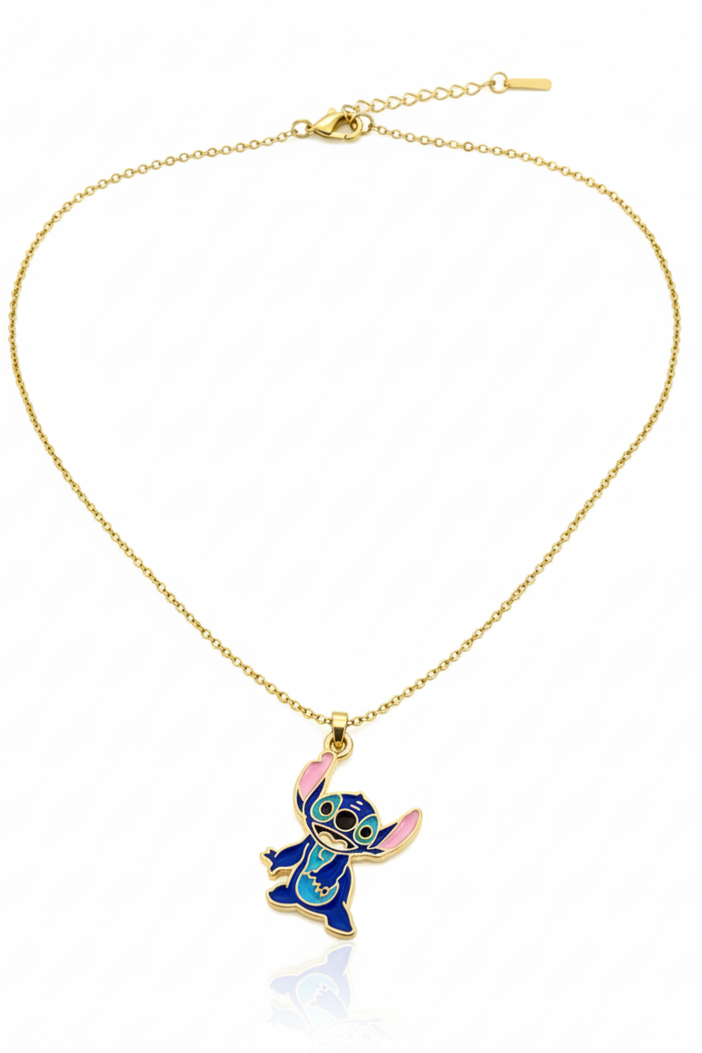 The Stitch Enamel Necklace