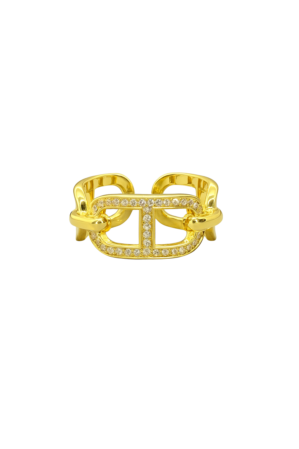 Gold Chain Ring