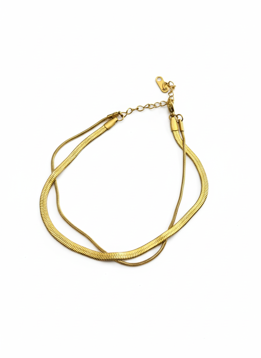 The Duet Serpentine Anklet